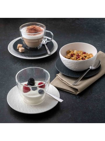 Villeroy & Boch 6er Set Café au Lait-Set Manufacture Rock 250 ml weiß in weiß