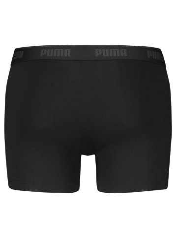 Puma Boxershort 6er Pack in Schwarz/Grau