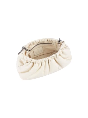 DreiMaster Klassik Clutch/Abendtasche in Wollweiss