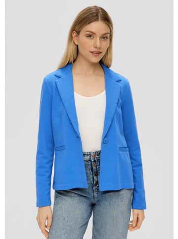 s.Oliver Sweatshirt Jacke langarm in Blau