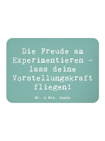 Mr. & Mrs. Panda haftmagnet Spruch Die Freude am Experimentieren... in Meeresbrise
