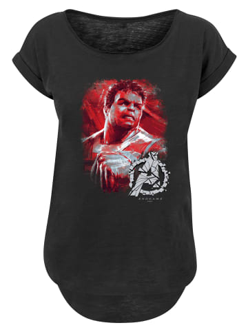 F4NT4STIC Long Cut T-Shirt Marvel Avengers Endgame Hulk Brushed in schwarz