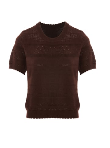 NAEMI Bluse in Coffee