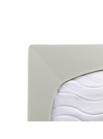 Traumschlaf Spannbettlaken Premium Interlock in silber