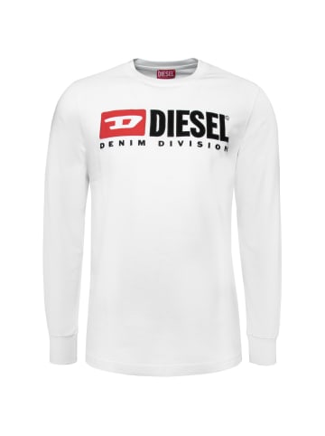 Diesel Langarmshirt T-JUST-LS-DIV in weiss