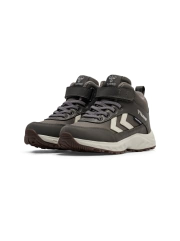 Hummel Klettverschluss Outdoor Boots Root Tex Draußen Kinder in DARK GULL GRAY