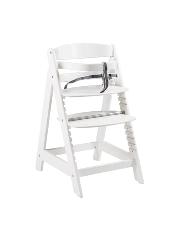 roba Treppenhochstuhl 'Sit Up Click' - innovativer Klickverschluss - Holz - Weiß