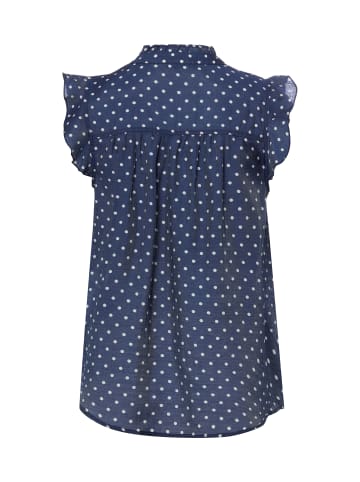Marie Lund Bluse in marine weiß