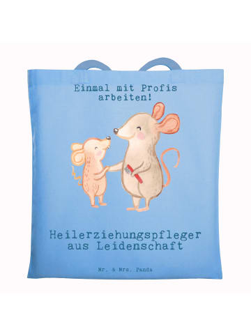 Mr. & Mrs. Panda Strandtasche Heilerziehungspfleger Leidenschaft... in Sky Blue