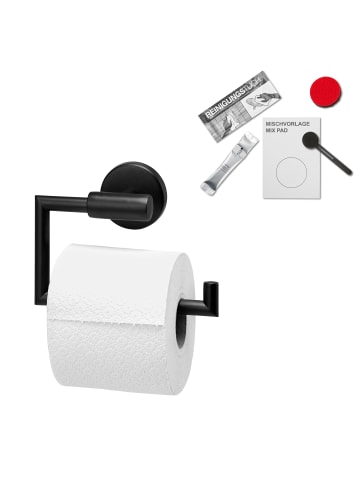 bremermann Bad.Serie PIAZZA BLACK - Toilettenpapierhalter in Schwarz