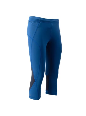 Jack Wolfskin Leggings Capri Sporthose in Blau