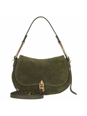 COCCINELLE Magie Suede - Schultertasche 22 cm in laurel green/laurel green