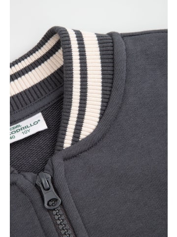 Coccodrillo Bomber-Trainingsjacke in schwarzgrau