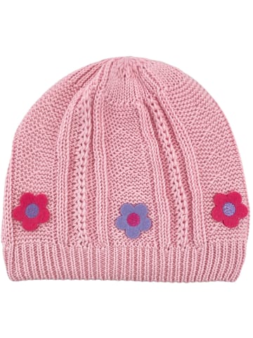 Aliap Babymütze Blume in rosa/pink
