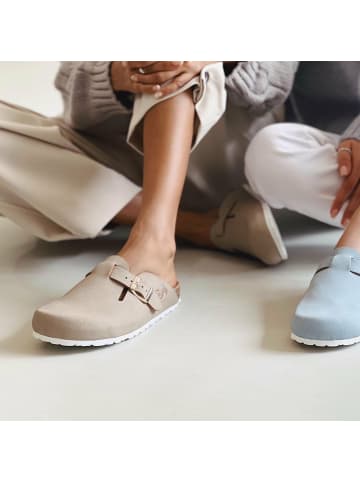 thies Pantoletten für Damen in hell-blau