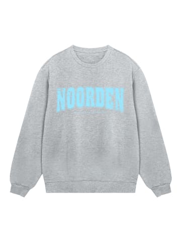 F4NT4STIC Sweatshirt Knut & Jan Hamburg Noorden Collegiate in grau meliert