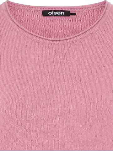 Olsen Strickpullover Henny in altrosa - 0001