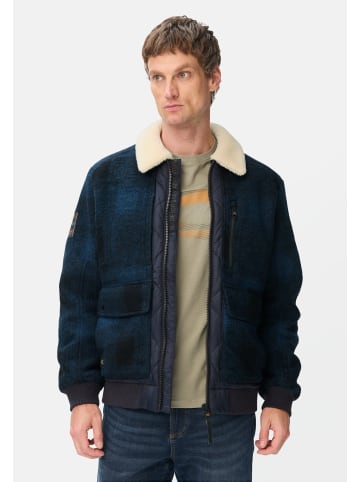 Camel Active Bomberjacke mit mit abnehmbaren Teddy Kragen in Tintenblau