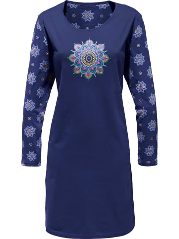 Erwin Müller Single-Jersey Nachthemd in marine