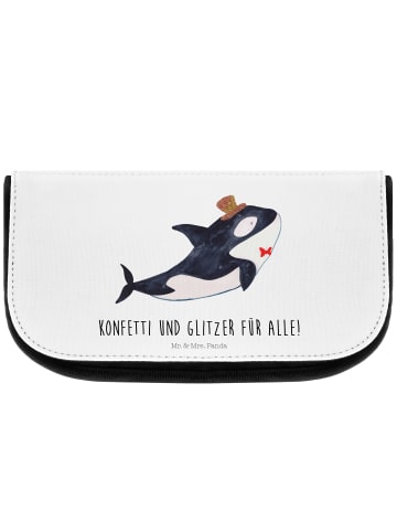 Mr. & Mrs. Panda kulturtäschchen Orca Zylinder mit Spruch in Weiß