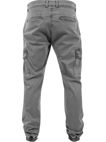 Urban Classics Urban Classics Herren Washed Cargo Twill Jogging Pants in grey