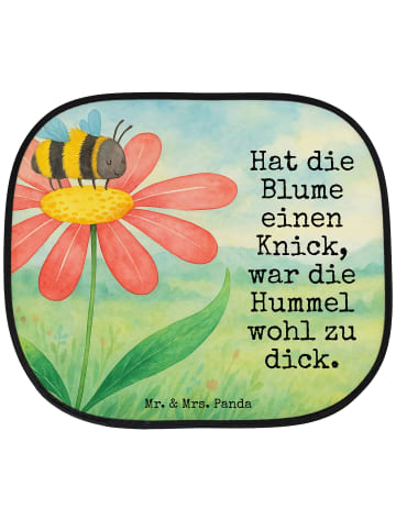 Mr. & Mrs. Panda Sonnenschutz Auto Hummel Blume Design mit Spruch in Weiß