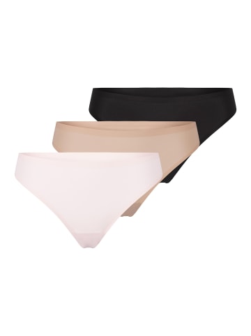 Chantelle String Soft Stretch in Zart rose / beige / schwarz