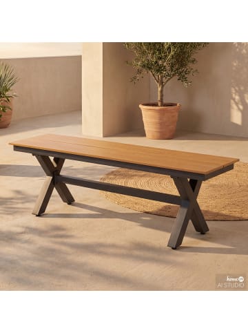 home24 Gartenbank Hila in Braun