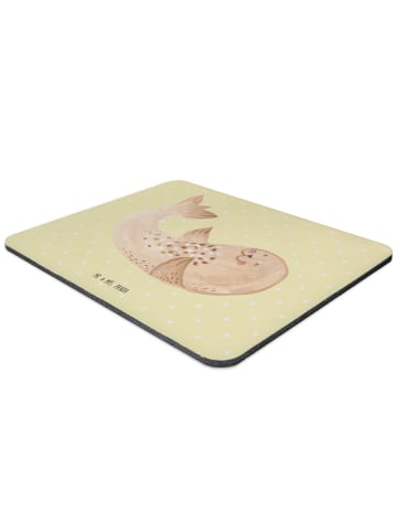 Mr. & Mrs. Panda Mouse Pad Robbe Liegen ohne Spruch in Gelb Pastell