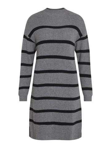 Vila Strickkleid in Medium Grey Melange