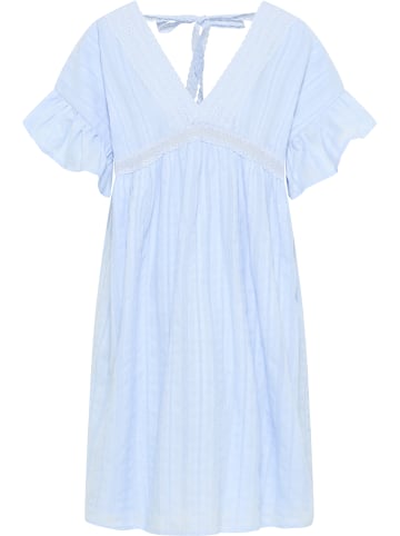 DreiMaster Vintage Damen Kleid in Hellblau