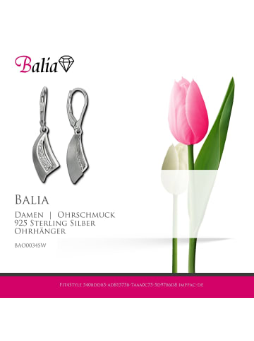 BALIA Silber 925 Damen Ohrhänger Segel Ohrring ca. 4cm