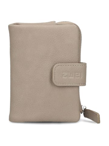 Zwei Mademoiselle MW5 - Geldbörse 6cc 13 cm (sage) in nubuk-cappuccino