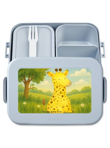 Mr. & Mrs. Panda MEPAL Bentobox Giraffe Zufrieden Design ohne Sp... in Blau Pastell