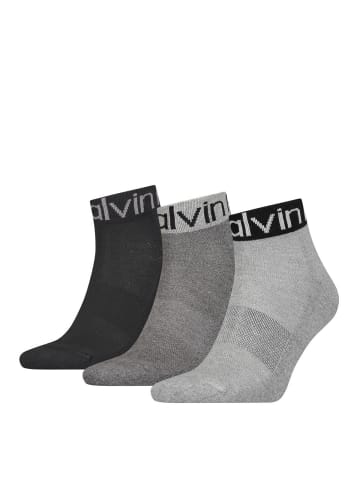 Calvin Klein Socken 3er Pack in Grau (melange)