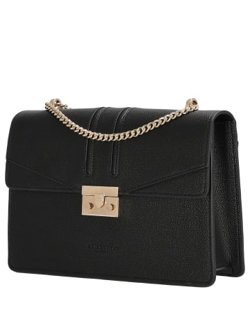 Seidenfelt Roros Big - Schultertasche 28 cm (oxblood/gold) in schwarz