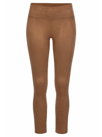 LASCANA Leggings in camelfarben