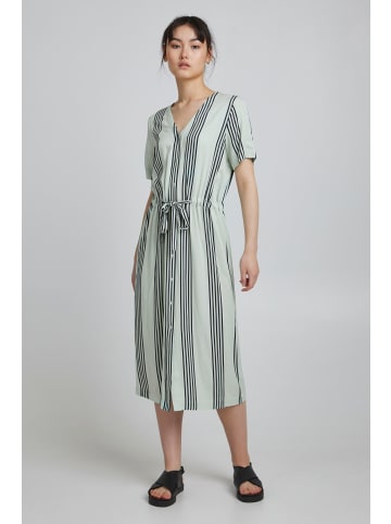 ICHI Blusenkleid IHEA DR - 20116066  Blusenkleid mit Bindeband in Grün