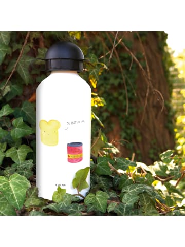 Mr. & Mrs. Panda Kindertrinkflasche Toast Marmelade ohne Spruch in Weiß