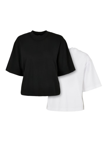 Urban Classics T-Shirts in white+black