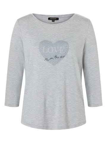 More & More Jerseyshirt in silvergrey melange