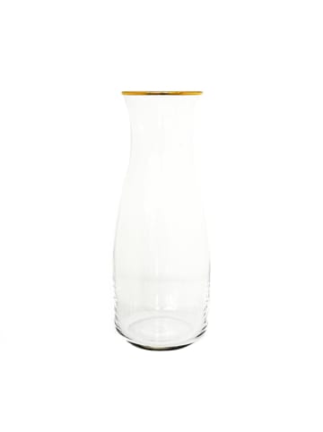 Pasabahce Pasabahce Amphora Karaffe mit Gold Umrandung aus Glas 118 L Transparent in Transparent