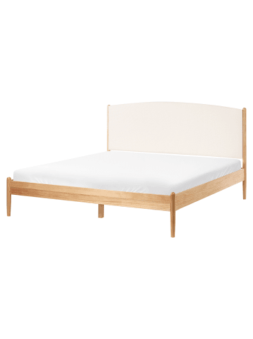 Beliani Doppelbett CLAIRAC in Braun - (W) 167 x (H) 100 x (L) 208 cm