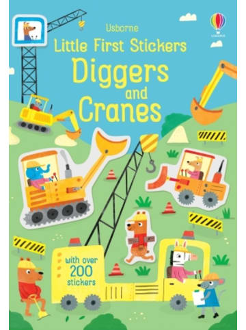 Usborne Publishing Ltd Buch - Little First Stickers Diggers and Cranes