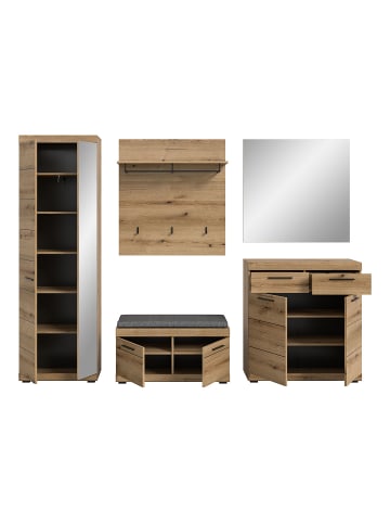 ebuy24 Garderobenmöbel Scout Eiche 272 x 40 cm