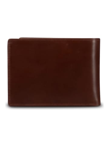 Jost Vardo Geldbörse RFID Schutz Leder 10.5 cm brown