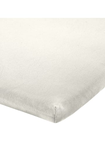Erwin Müller Single-Jersey Topper-Spannbettlaken Murnau in wollweiß
