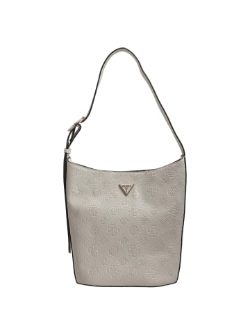 Guess Cresidia II - Beuteltasche (black logo) in bone logo