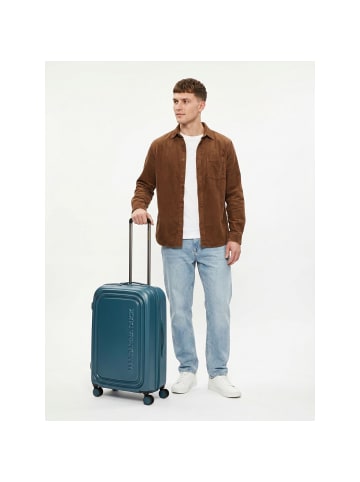 Mandarina Duck Logoduck + 4 Rollen Trolley M 69 cm tailor blue
