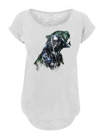 F4NT4STIC T-Shirt Marvel Black Panther Wild Sillhouette in weiß